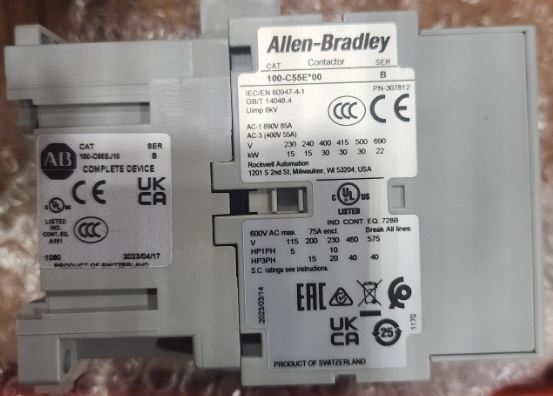 P0009980 A - Contactor IEC 55 Amp (100-C55EJ10)