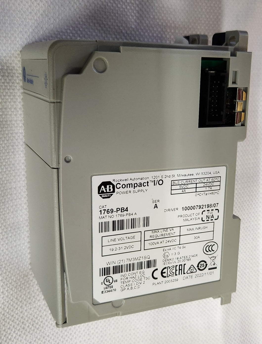 P0009860 A - Compactlogix Power Supply